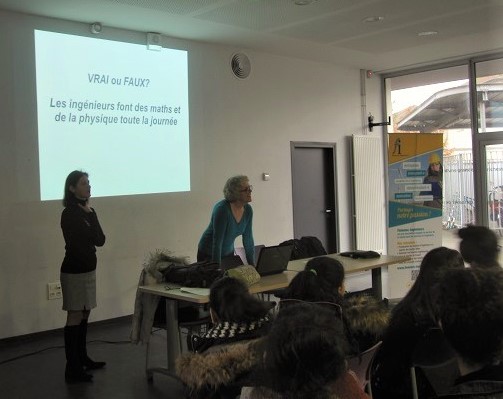 Intervention du 31 janvier au collge Levis Strauss de Lille